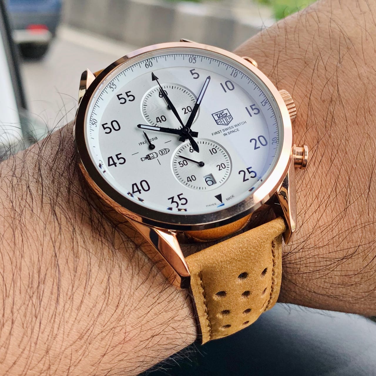 Tag Heuer Space X — zoomed view