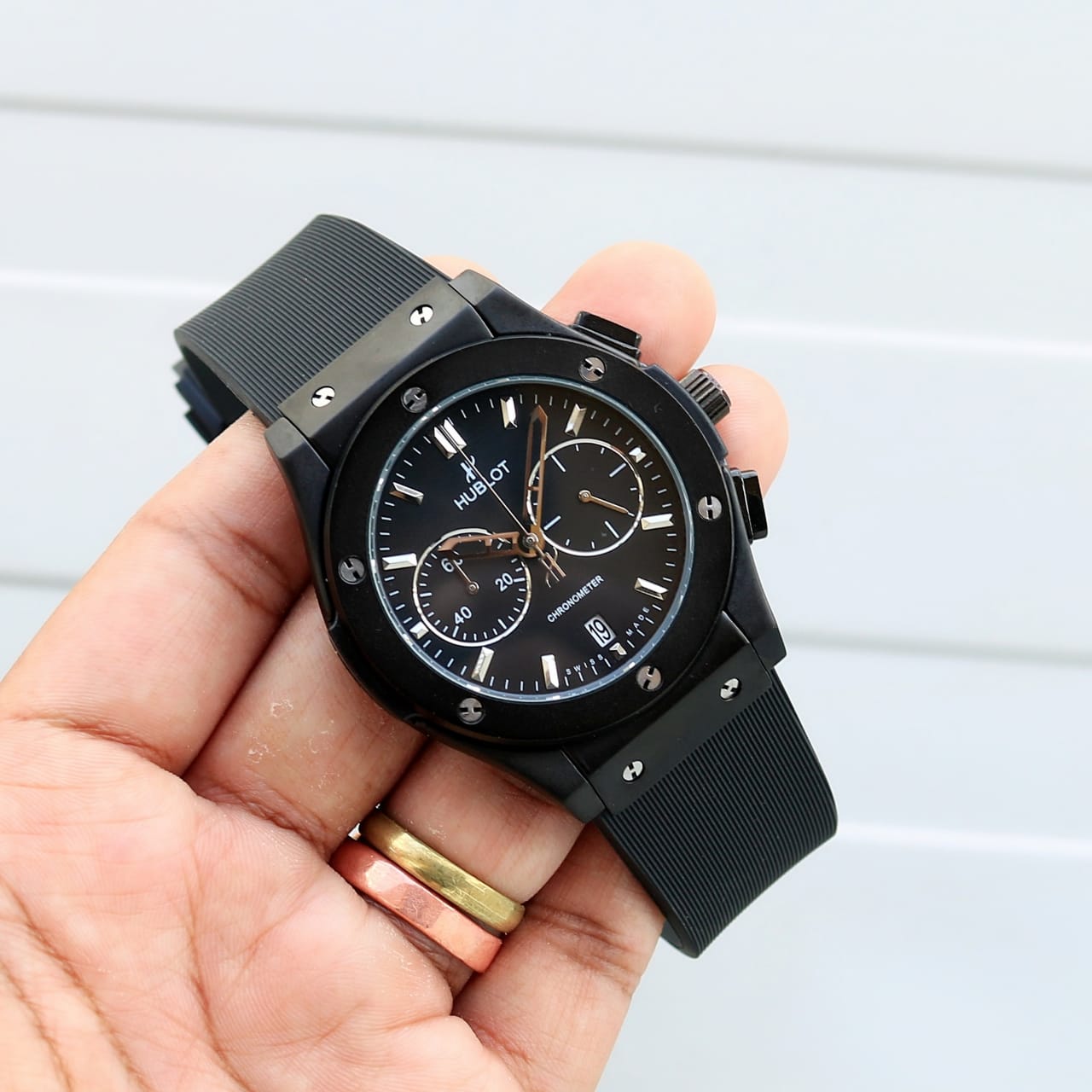Hublot Classic Fusion Chronograph Black Magic | Full-Set 2022 | 45mm | Keramik | Neuzustand — zoomed view