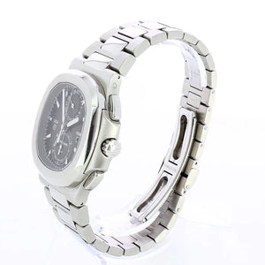 Patek Philippe Nautilus Time Travel Silver and black