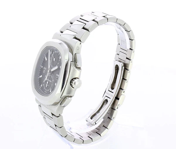 Patek Philippe Nautilus Time Travel Silver and black