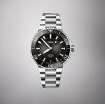Oris Aquis Date Authentic Automatic Silver Black Dial Men’s Watch