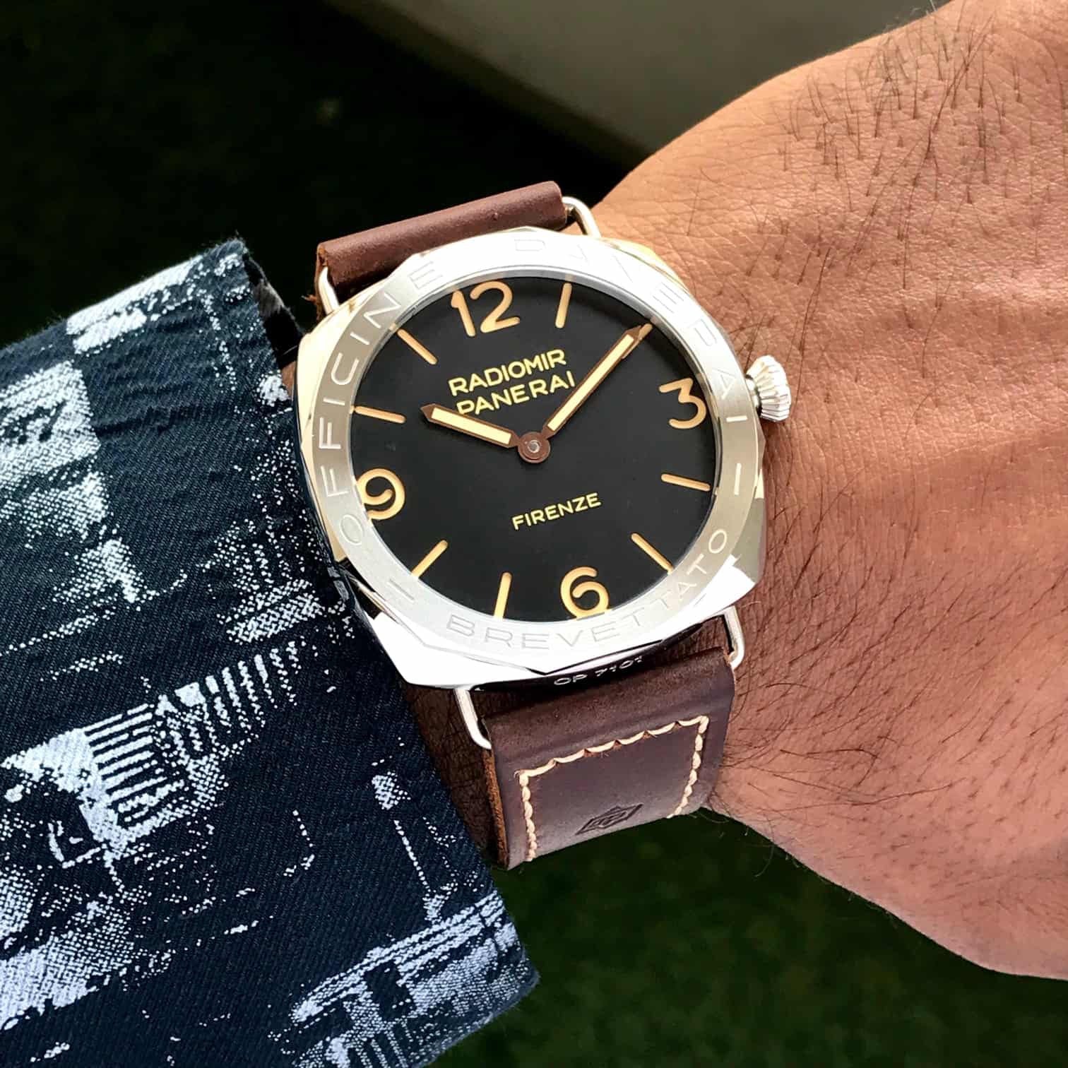 Radiomir Luminor Panerai Swiss Semi ETA Self Winding Automatic Machinery