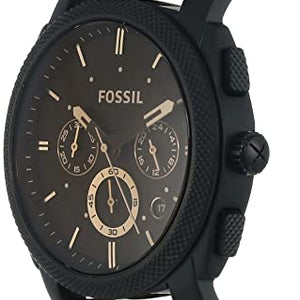 Fossil Brown Chronograph Leather Belt Watch For Men's