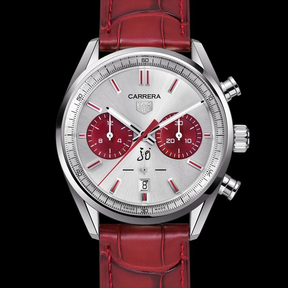 Tag Heuer Grand Carrera Chronograph’s Silver 5N Limited Edition Men’s Watch