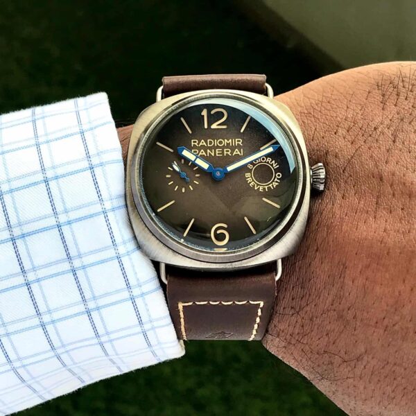 The new Panerai Radiomir Otto Giorni Brown Swiss Made Automatic Mens Watch