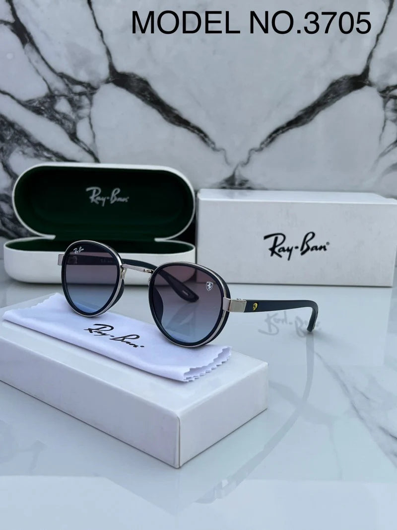 Ray Ban #2 METAL SILVER BLUE UV-400 SUNGLASSES