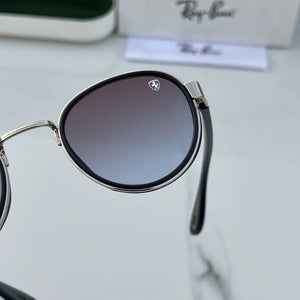 Ray Ban #2 METAL SILVER BLUE UV-400 SUNGLASSES