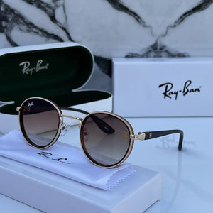 Ray ban  METAL GOLD TIGER BROWN UV-400 SUNGLASSES
