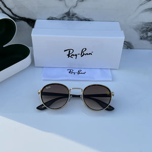 Ray ban  METAL GOLD TIGER BROWN UV-400 SUNGLASSES
