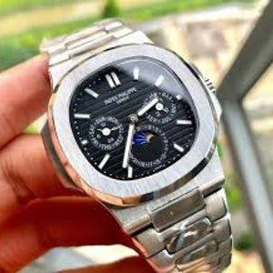 Patek Philippe Nautilus GMT DAY-MONTH Steel Swiss Automatic Watch