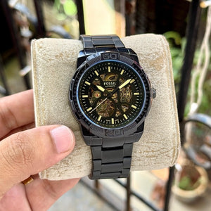 Fossil Black Metal Automatic