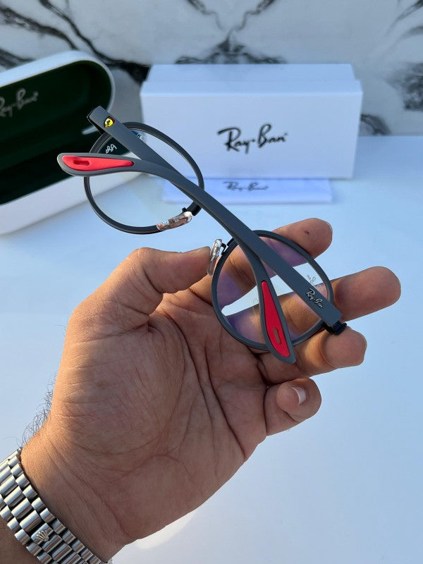 Ray Ban METAL GREY BLUE CUT SUNGLASSES