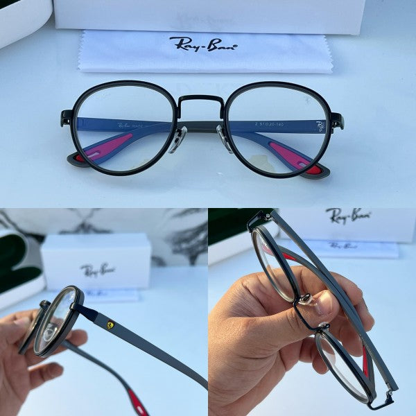 Ray Ban METAL GREY BLUE CUT SUNGLASSES