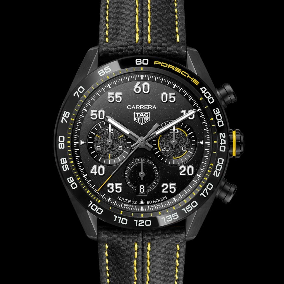 TAG Heuer Carrera X Porsche Yellow Racing Premium Men’s Watch