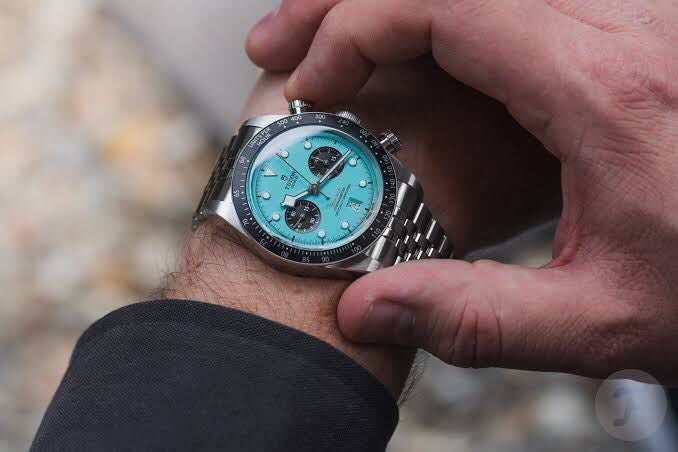 Tudor Black Bay Chrono 41mm Blue Flamingo Dial automatic men’s Watch