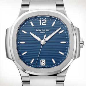 Patek philippe Tiffany & Co Navy  Blue Dial Nautilus Automatic