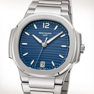 Patek philippe Tiffany & Co Navy  Blue Dial Nautilus Automatic