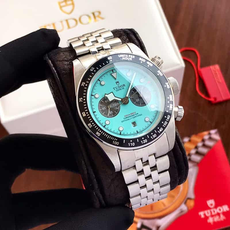 Tudor Black Bay Chrono 41mm Blue Flamingo Dial automatic men’s Watch
