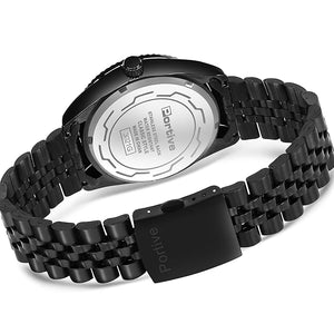 PORTIVE Analog Wrist Watch for Men's and Boys (Black)