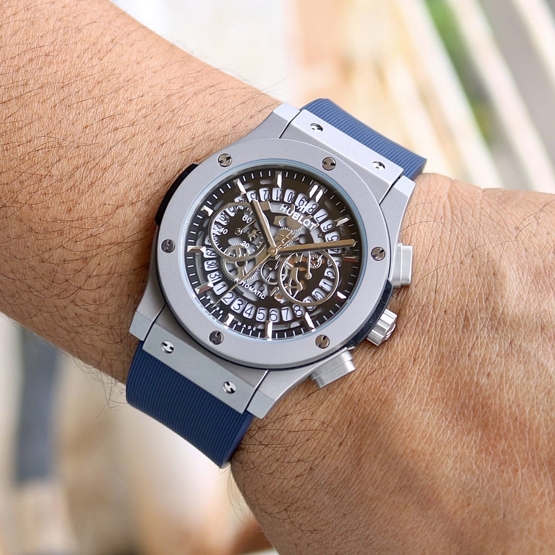 Hublot Big Bang Matt Grey Watch — zoomed view