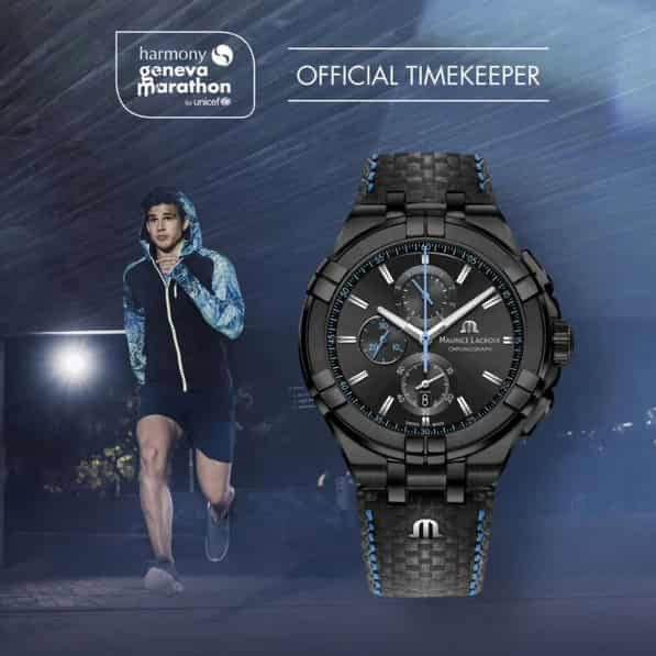 Maurice Lacroix Aikon Quartz Chronograph Black PVD Limited Edition Watch