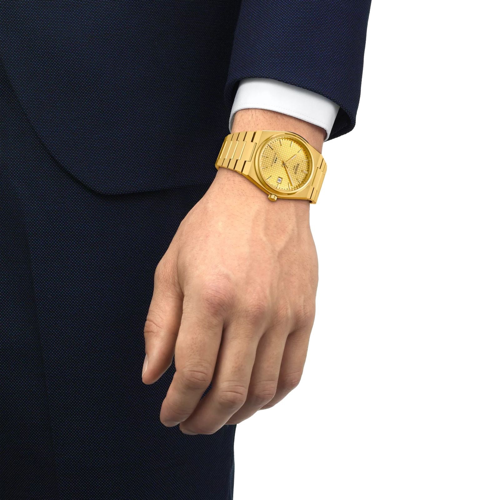 Tissot PRX Powermatic 80 Gold Tone Automatic Mens Watch