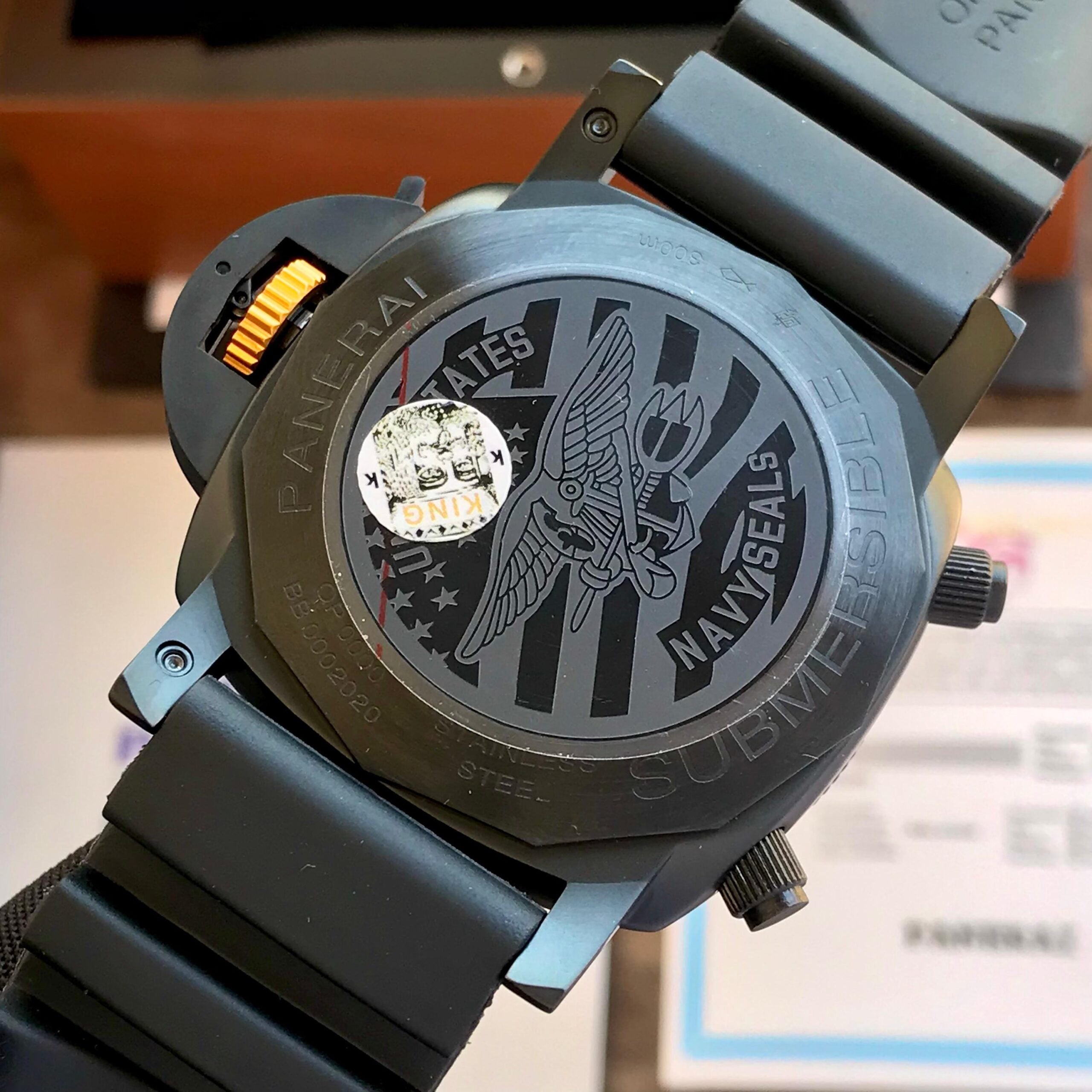 Luminor Panerai Navy Seals Chronograph Automatic Mens Watch