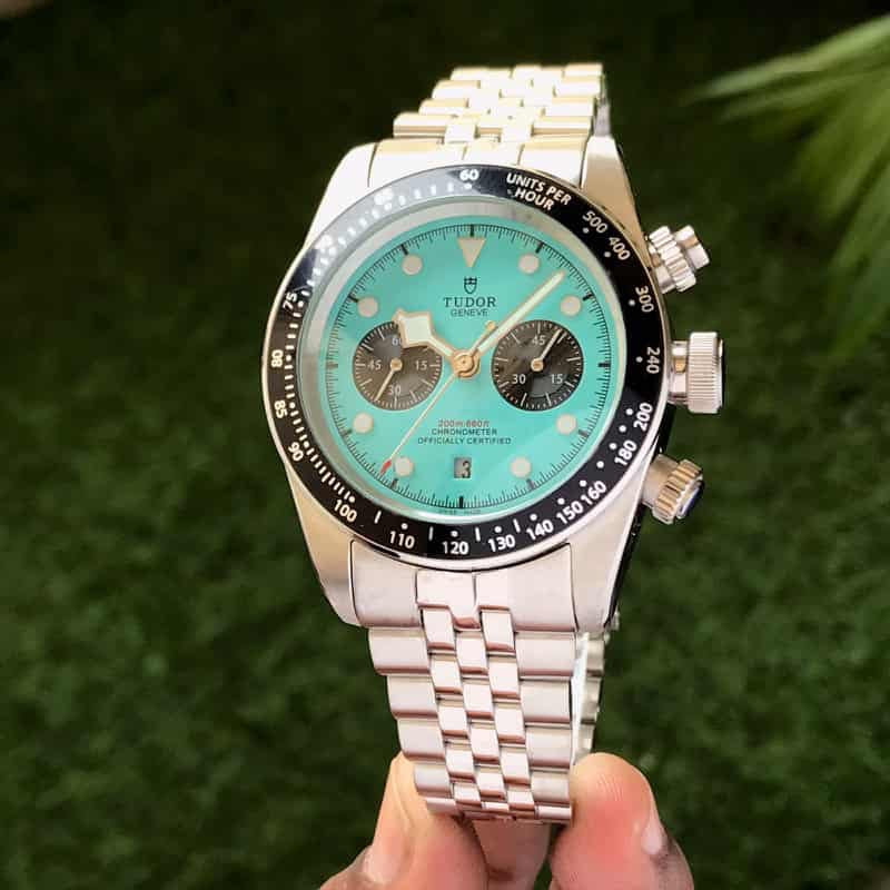 Tudor Black Bay Chrono 41mm Blue Flamingo Dial automatic men’s Watch