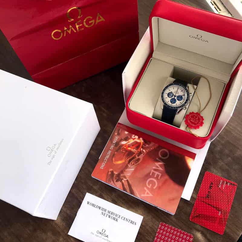 Omega Apollo 50th Anniversary Black Rubber Strap Limited Edition Men’s Watch