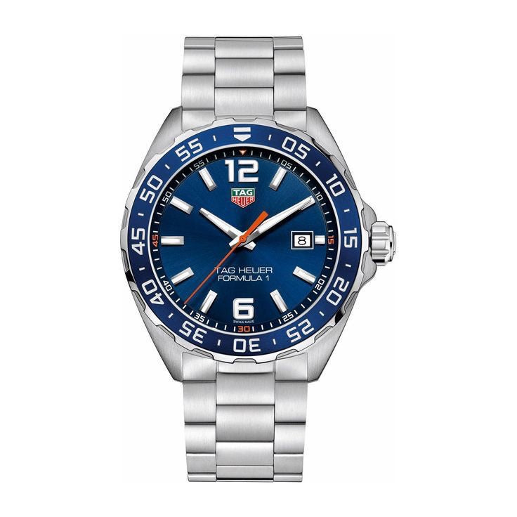 Tag Heuer Formula 1 Stainless Steel Blue Dial Automatic Mens Watch