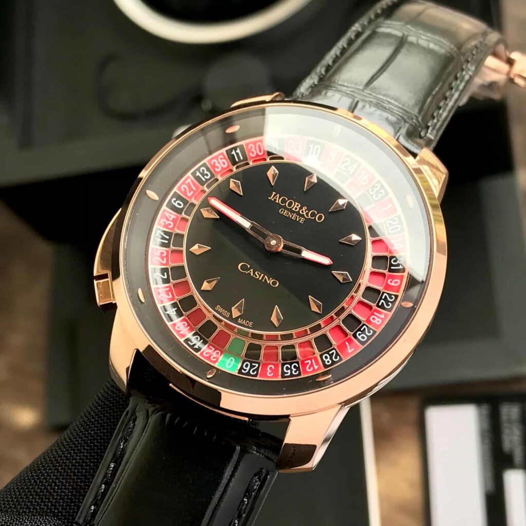 Jacob & Co. Casino Tourbillon Rose Gold Swiss Made Men’s Watch