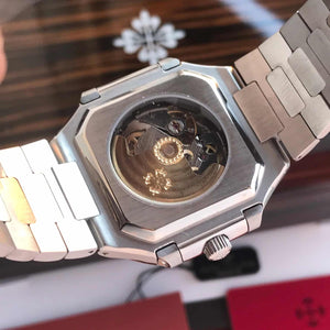 Patek Philippe Cubitus Stainless Steel Blue Dial Automatic Mens Watch