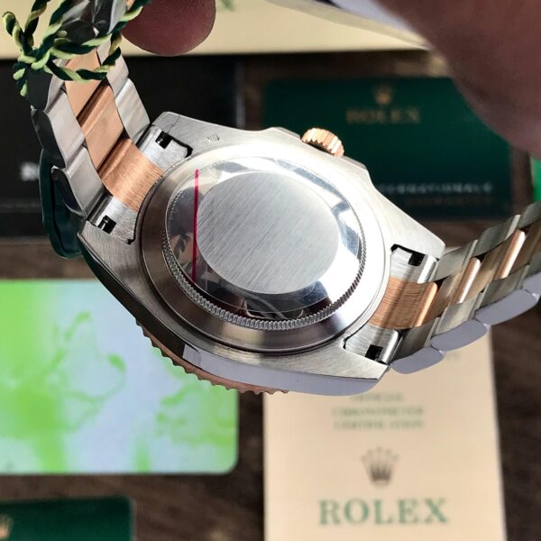 Rolex GMT Master || Two Tone Black Dial Japanese Automatic Mens Watch