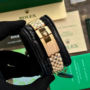 Rolex GMT Master || Full Gold  & Black Dial Japan made
