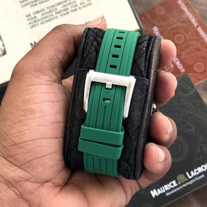 Maurice Lacroix Aikon Quartz Chronograph Green Authentic Mens Watch
