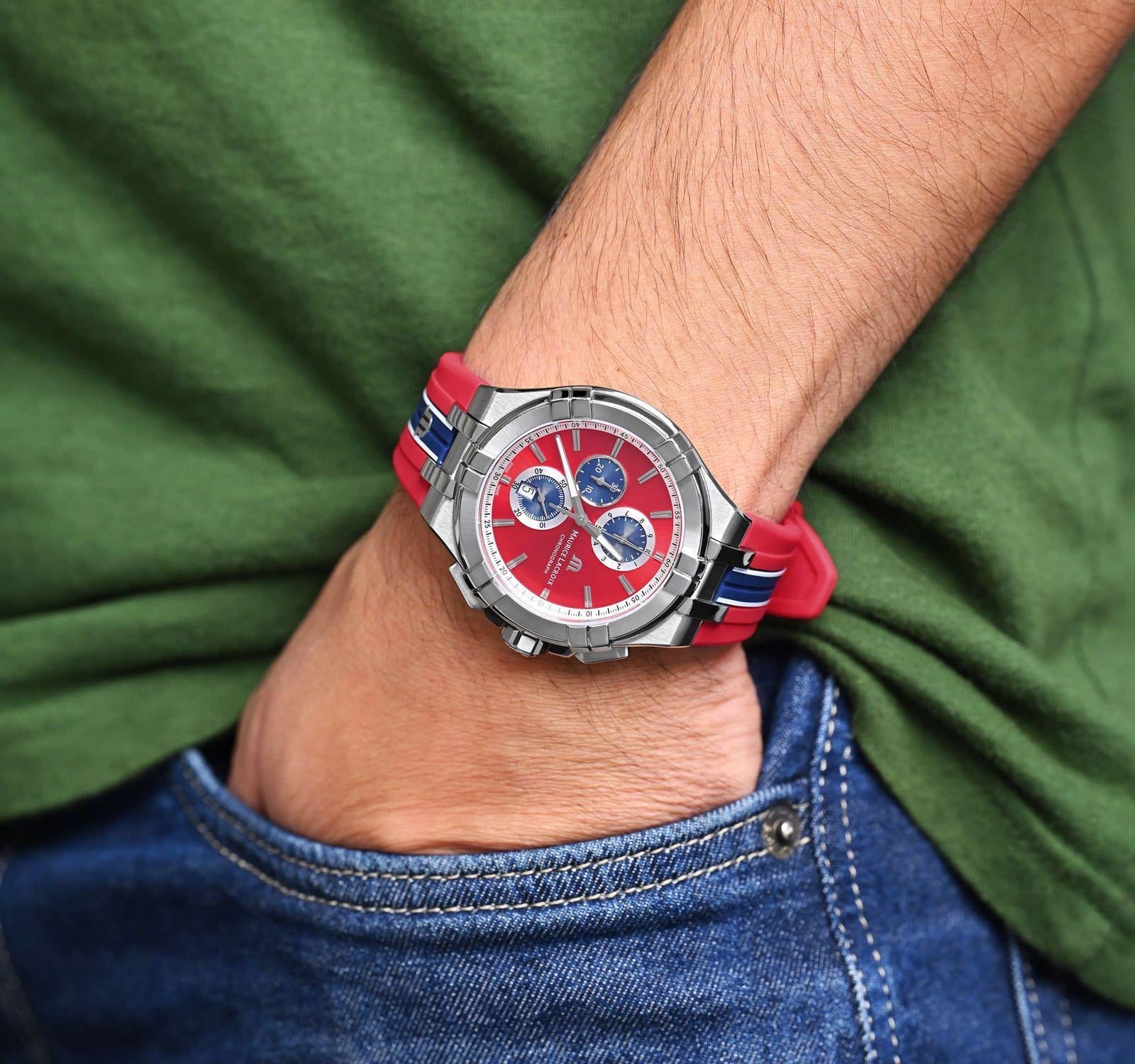 Maurice Lacroix Aikon Quartz Supermarine Chronograph’s Mens Watch