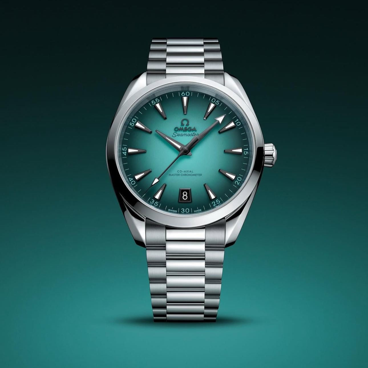 Omega Seamaster Aqua Terra Turquoise Dial Automatic Mens Watch