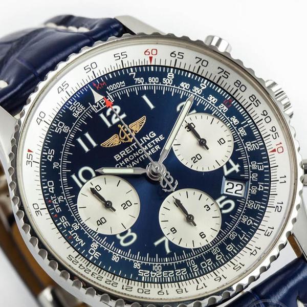 Breitling Designer Watch Stylish Navitimer Blue