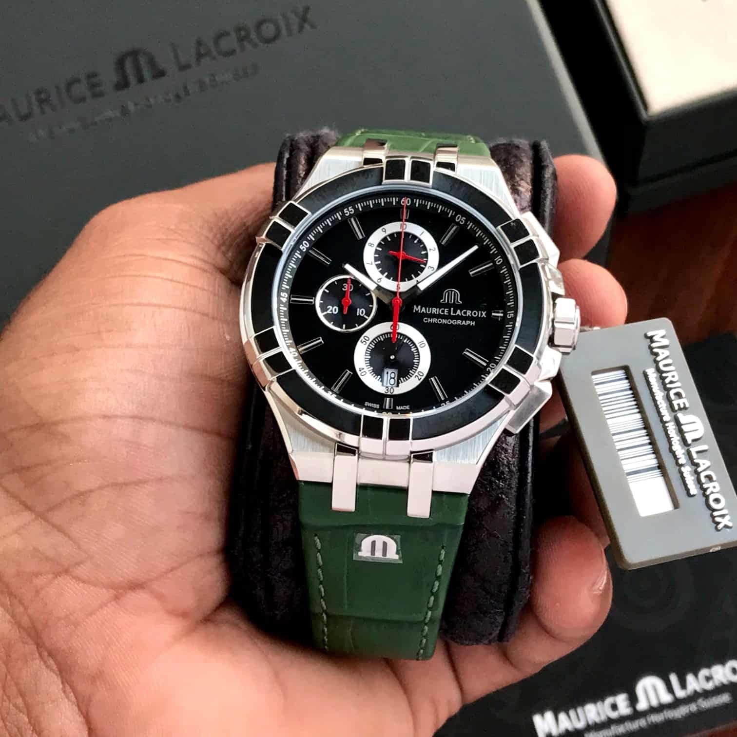 Maurice Lacroix Aikon Authentic AI1018 44mm Quartz Mens Watch
