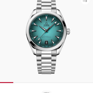 Omega Seamaster Aqua Terra Turquoise Dial Automatic Mens Watch