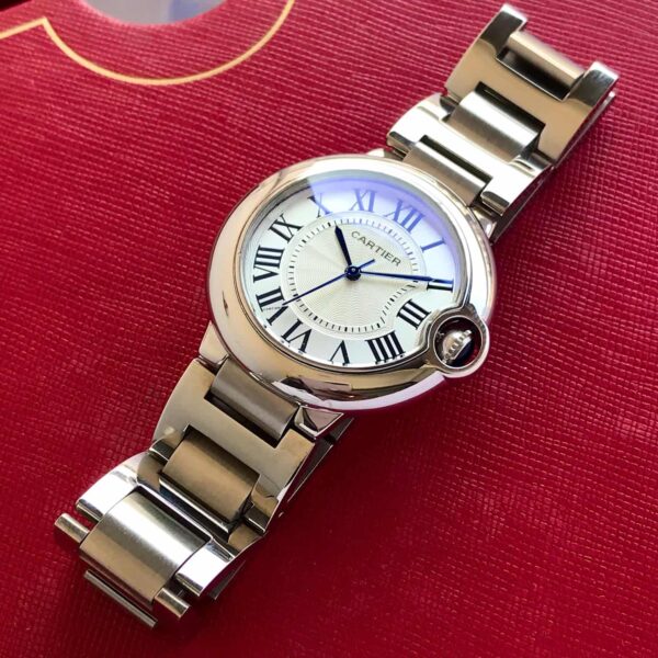 Cartier Ballon Bleu Stainless Steel Watch 36mm Automatic Men’s Watch
