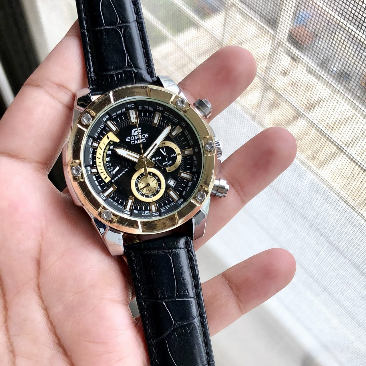 Edifice ( EFR-559BGL-1AVUDF ) Analog Watch - For Men EX393 — zoomed view