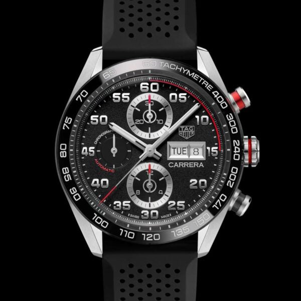 Tag Heuer Carrera Steel & Ceramic Automatic Black Fiber Men’s Watch