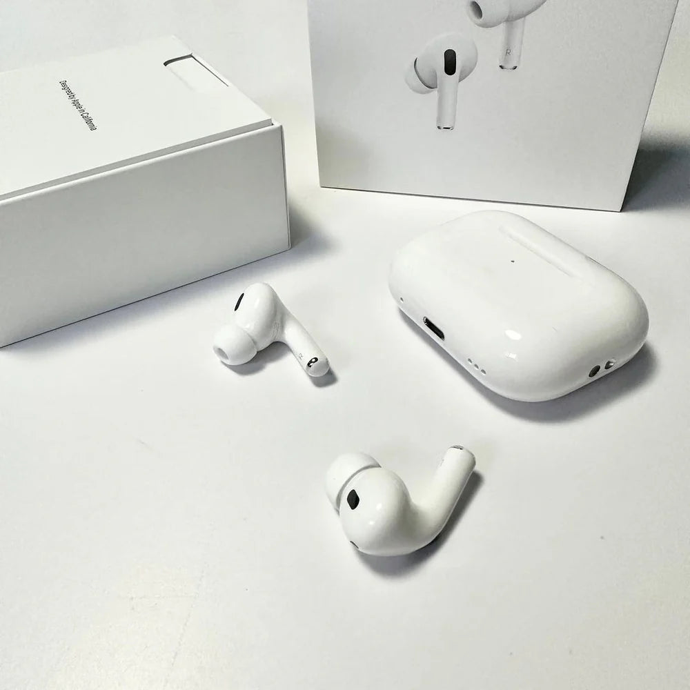 Apple AirPods Pro (2nd Generation-USB C) TWS Earbuds with Active Noise Cancellation (IP54 Water Resistant, MagSafe Case, White)
