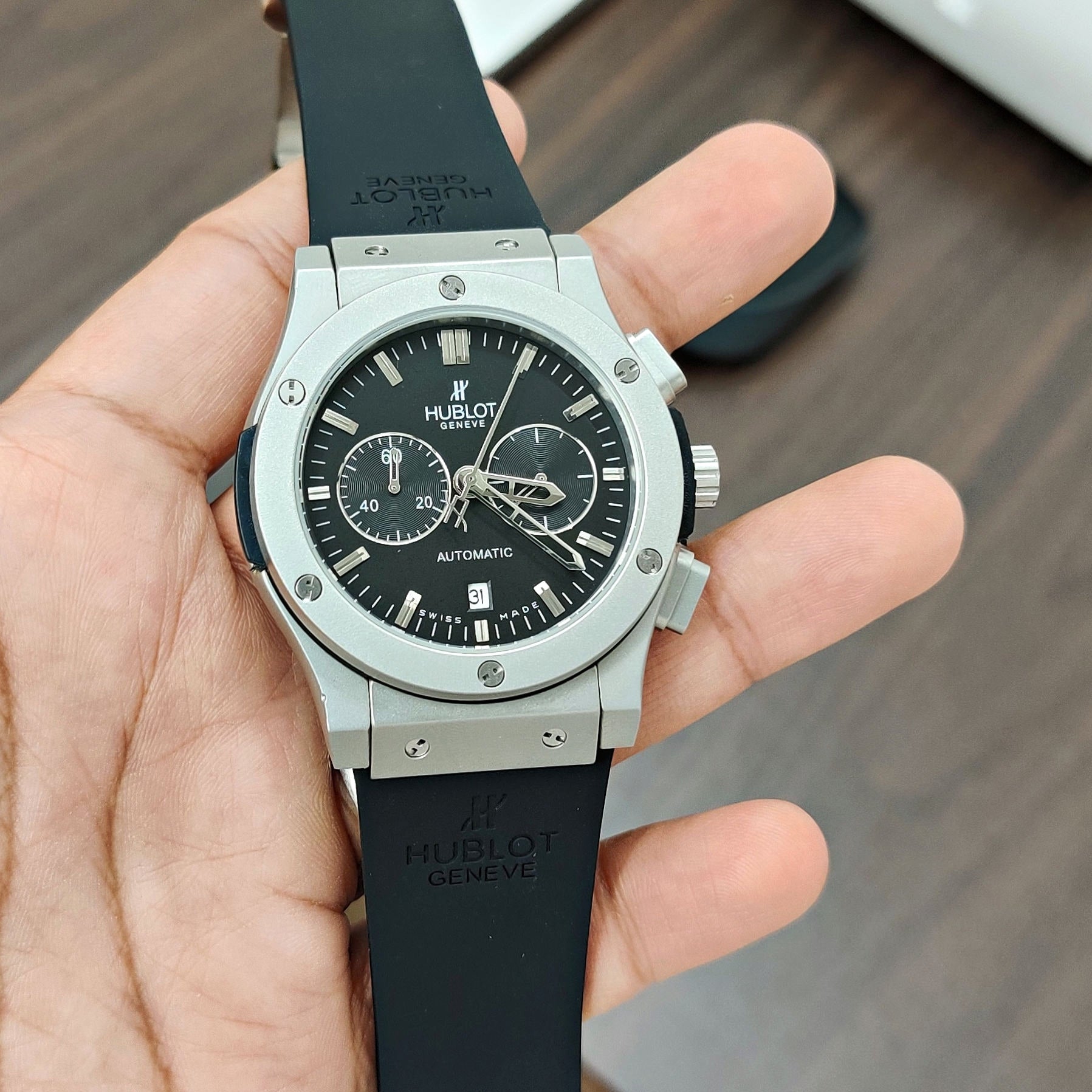 Hublot Classic Fusion Chronograph Titanium — zoomed view