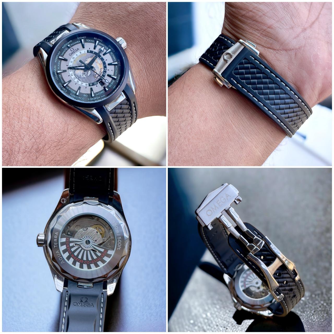 OMEGA Black Seamaster Aqua Terra