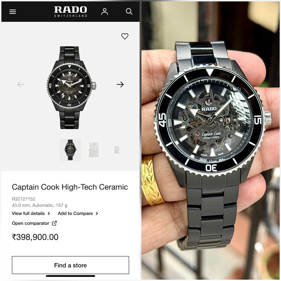 Rado Captain Cook best quality Automatic