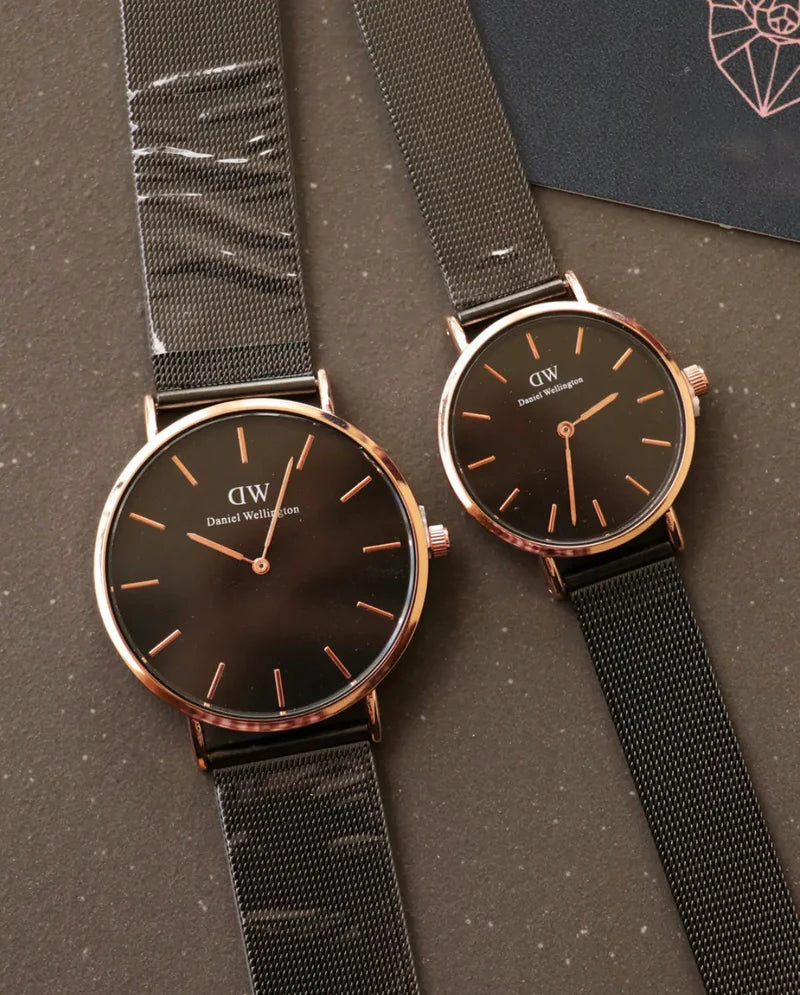 Daniel Wellington  Black And Golden