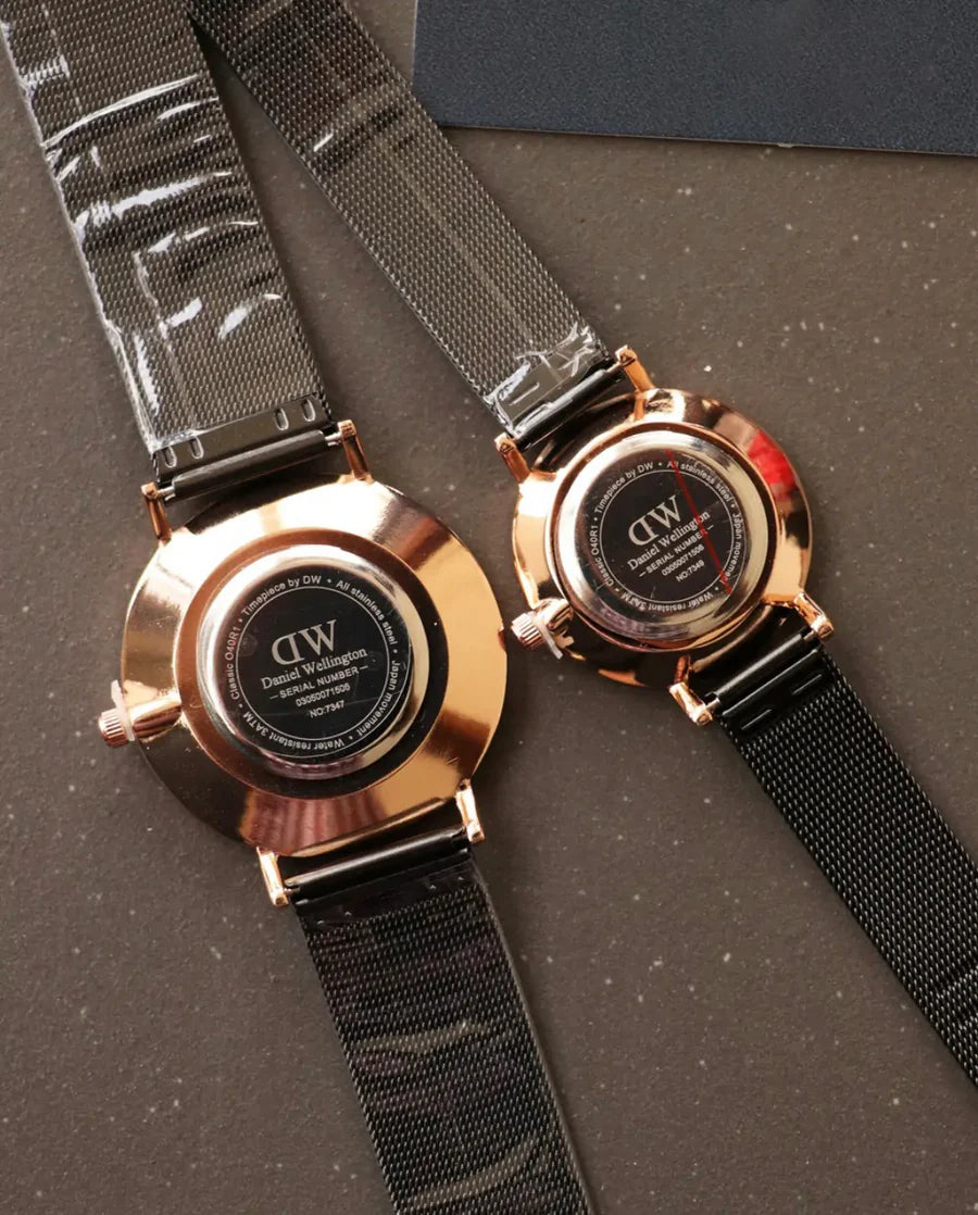 Daniel Wellington  Black And Golden