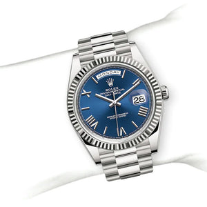 Rolex DayDate Silver-Blue Dial YZ Factory Automatic